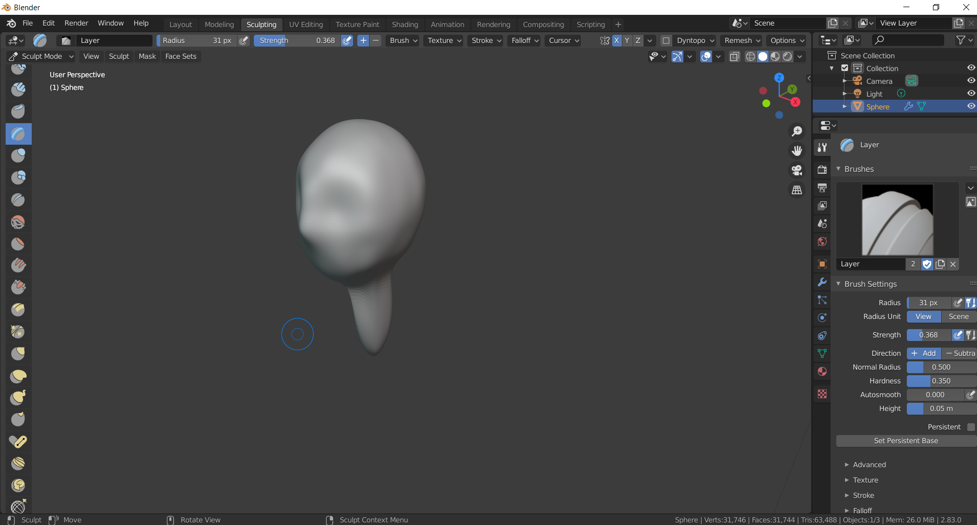 Blender iteratie