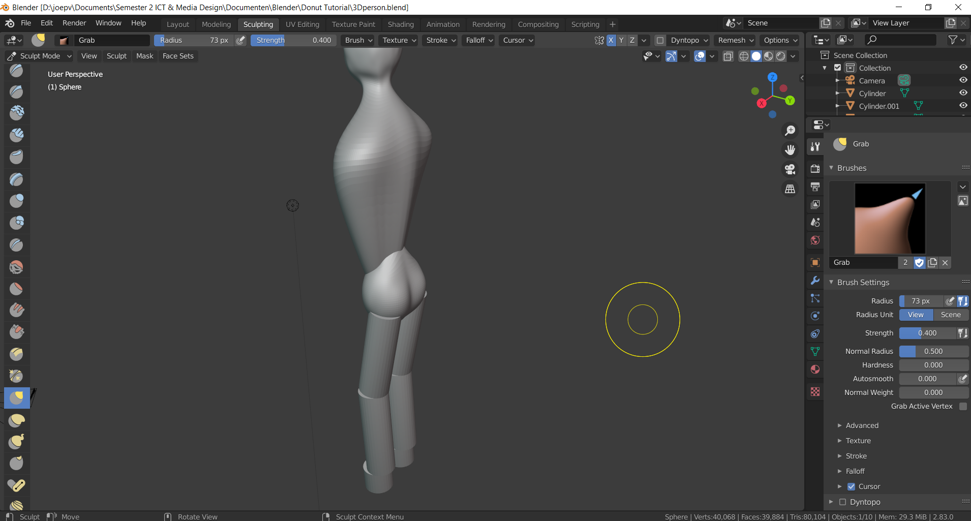 Blender iteratie