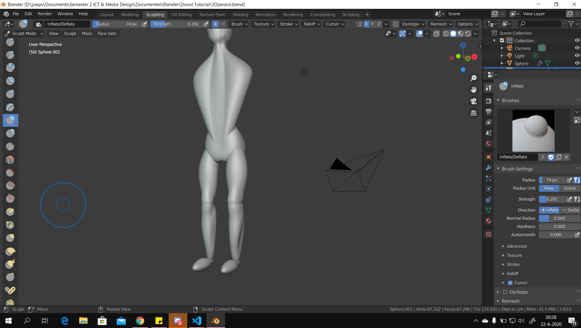 Blender iteratie